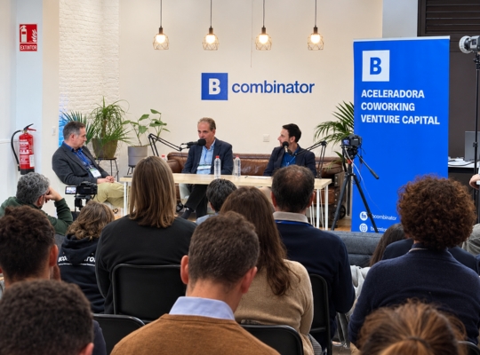 AI Day @Bcombinator — stage and attendees